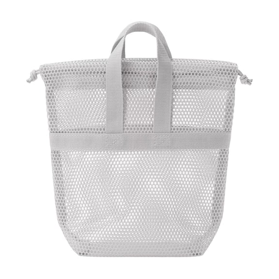 Specollect 1 Pcs Mesh Drawstring Handbag Tote Bag for Travel Gym Bathroom Toiletries Cosmetics Storage Pouch