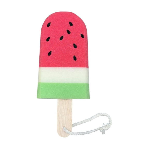 Specollect 1 Pcs Multifunctional Watermelon Sponge Popsicle Shaped for Bath Dishwashing Cleaning Kitchen Brush Cups Reusable Scrubber
