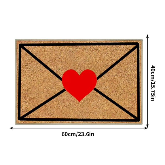 Specollect 1 Pcs Non-Slip PVC Doormat, Abrasion-Resistant Indoor Outdoor Carpet for Entrance Hallway Living Room Kitchen Bathroom, Soft Flexible Washable Floor Mat 40*60cm