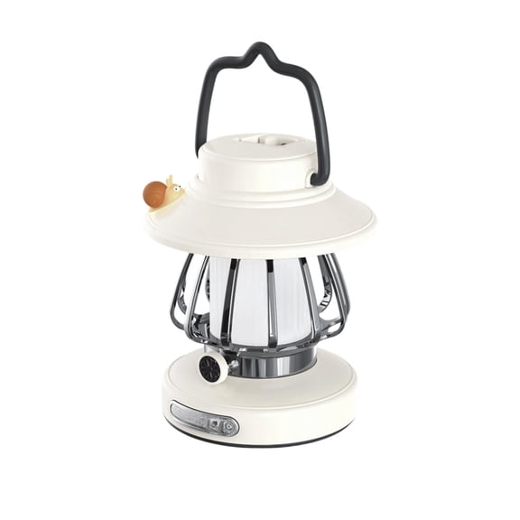 Specollect 1 Pcs Portable Camping Lantern Rechargeable with Hook, Nightlight for Outdoor Camping Power Outage Emergency, Soft Warm Glow Table Lamp