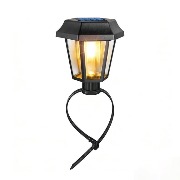 Specollect 1 Pcs Solar Garden Hexagonal Light Rainbow Stake, Auto Outdoor Decorative Lawn Lights for Pathways, Waterproof Landscape Illumination
