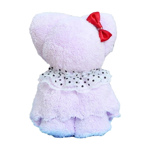 Specollect 1 Pcs Super Soft Absorbent Kitchen Towels, Dish Drying Towels with Cute Bear Design, Quick Drying Decorative Towels for Home 30x30cm