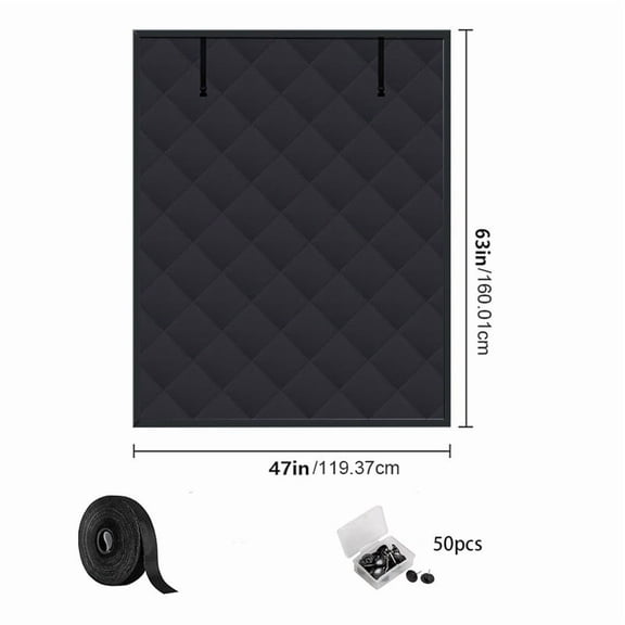 Specollect 1 Pcs Thermal Insulated Window Curtain - Winter Heat Proof & Summer Blackout Roll-Up Cover for Living Room Kitchen Attic