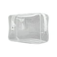 thumbnail image 1 of Specollect 1 Pcs Transparent Cosmetic Bag with Dual Zippers Travel Wash Bag for Toiletry Organizer Clear Makeup Pouch XL, 1 of 6