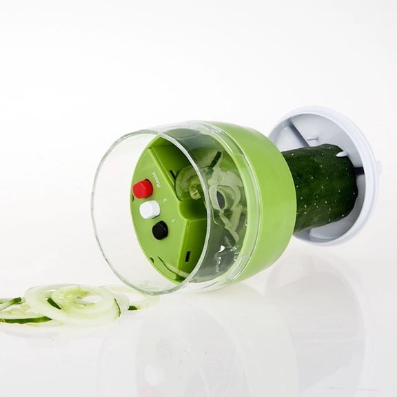 Specollect 1 Pcs Vegetable Spiralizer for Zucchini Noodles, 4 in 1 Handheld Pasta Maker for Low Carb Meals, to Use Veggie Cutter