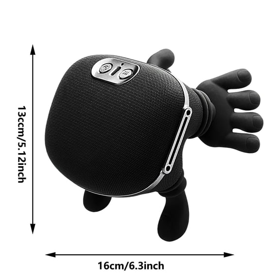 Specollect 1 Pcs Wireless Neck and Back Massager with Heat 4D Kneading Deep Tissue Portable Finger Pressure Relief for Shoulder Pain Home Office Travel