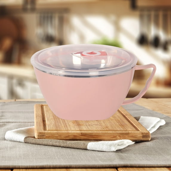 Specollect 1 Stainless Steel Bowl with lid,Unbreakable Cereal Bowls,Microwave and Dishwasher Safe Bowls,Eco-friendly Safe Kitchen Cereal Bowl,Kids Bowl suitable for cereal,salad,snack and soup