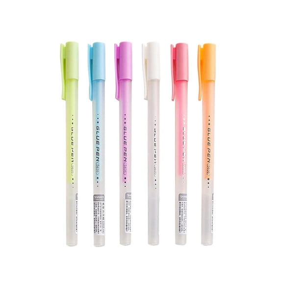 Specollect 18 Pcs Quick Drying Glue Pen for Crafts, Precision Tip Adhesive for Paper Art Models and Decor, Multipurpose Strong Bond