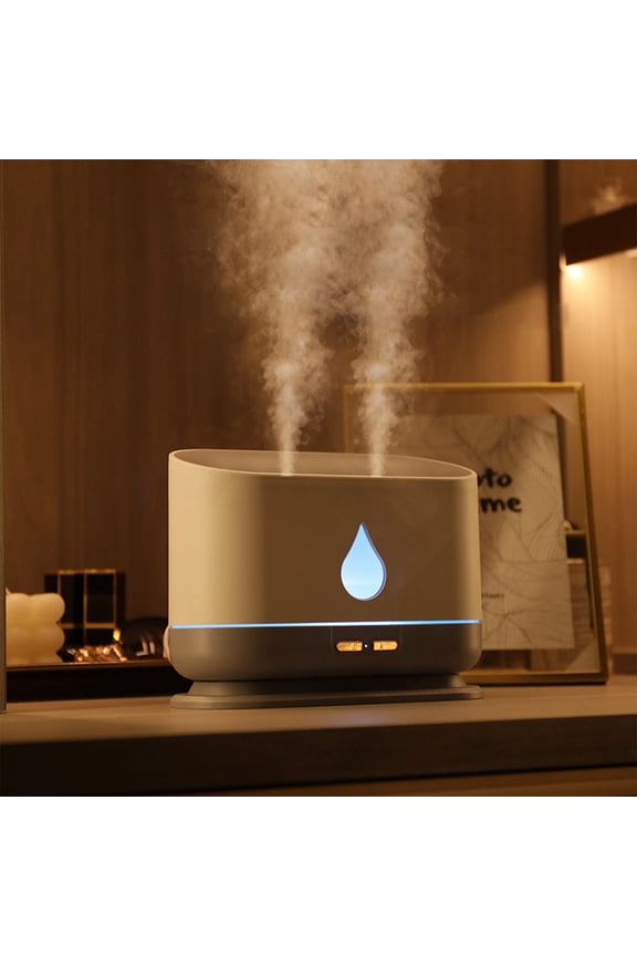 Specollect 1L Humidifiers for Bedroom Large Room Home, Cool and Warm Humidifiers for Baby and Plants Mist Top Fill Desk Humidifiers Essential Oil Diffuser, Quiet with Adjustable Mist,360°Nozzle-Grey