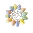 thumbnail image 1 of Specollect 2 Pcs Colorful Easter Eggs Decorations with Hanging Loop for Indoor Outdoor Table Decor, Festive Holiday Party Supplies, Spring Garden Ornaments, 1 of 8