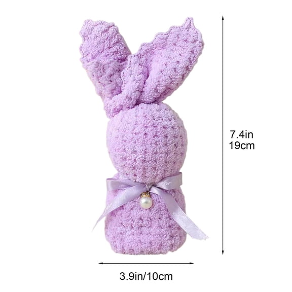 Specollect 2 Pcs Cute Bunny Animal Hooded Towel with Ears, Super Soft and Absorbent Bath Wrap, Fun Playtime and Bedtime Companion