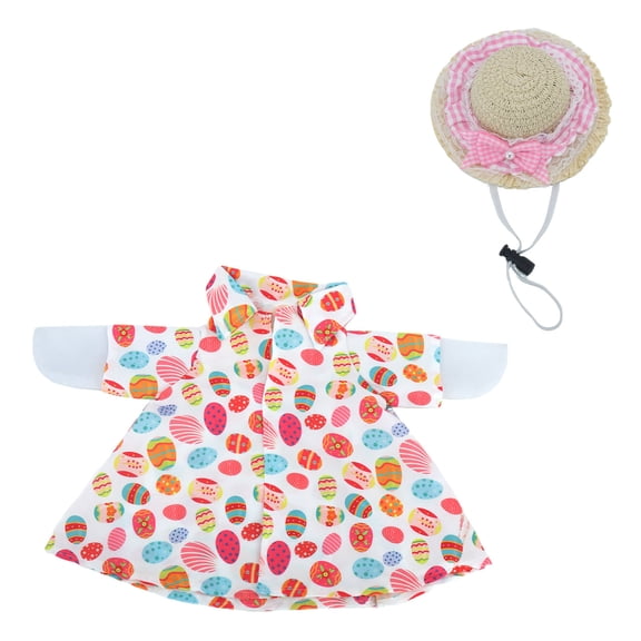 Specollect 2 Pcs Holiday Party Porch Outfit Set for Outdoor Decor, Festive Goose Dress Costume with Hat, Seasonal Celebration Decoration for Front Yard and Garden