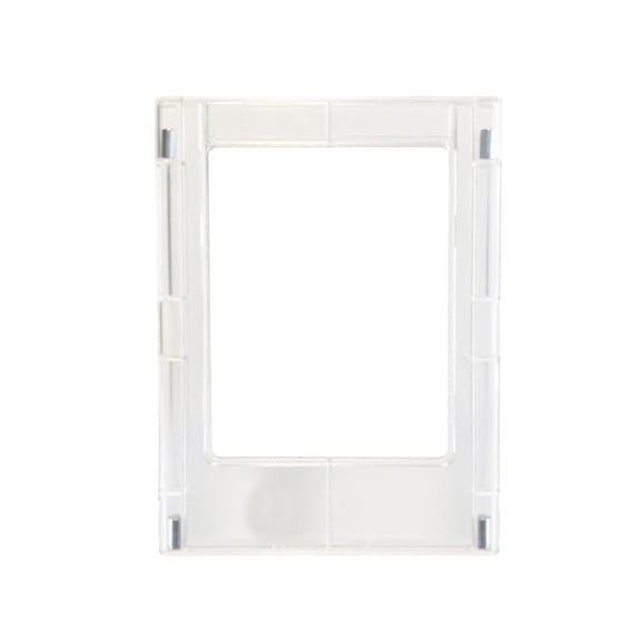 Specollect 2 Pcs Magnetic Photo Frame Stand with Adhesive Backing, No Drill Wall Mount, Clear Display for Fridge and Home Decor, Portable Picture Holder for Office and Travel