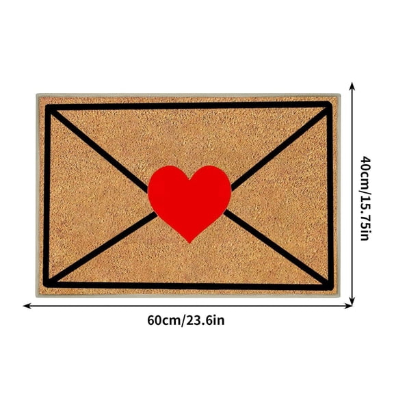 Specollect 2 Pcs Non-Slip PVC Doormat, Abrasion-Resistant Indoor Outdoor Carpet for Entrance Hallway Living Room Kitchen Bathroom, Soft Flexible Washable Floor Mat 40*60cm