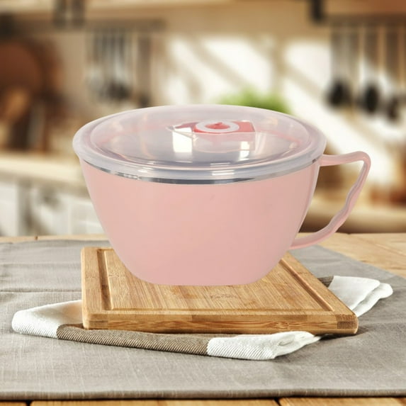 Specollect 2 Stainless Steel Bowl with lid,Unbreakable Cereal Bowls,Microwave and Dishwasher Safe Bowls,Eco-friendly Safe Kitchen Cereal Bowl,Kids Bowl suitable for cereal,salad,snack and soup