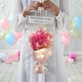 thumbnail image 1 of Specollect 2Pcs Beautiful Valentine's Day Dried Flower Bouquet Handbag Gift,Decorative Dried Flower Bouquet with Light,Artificial Soap Flower Bouquets with Handbag,for Valentine's Day and Birthday, 1 of 5
