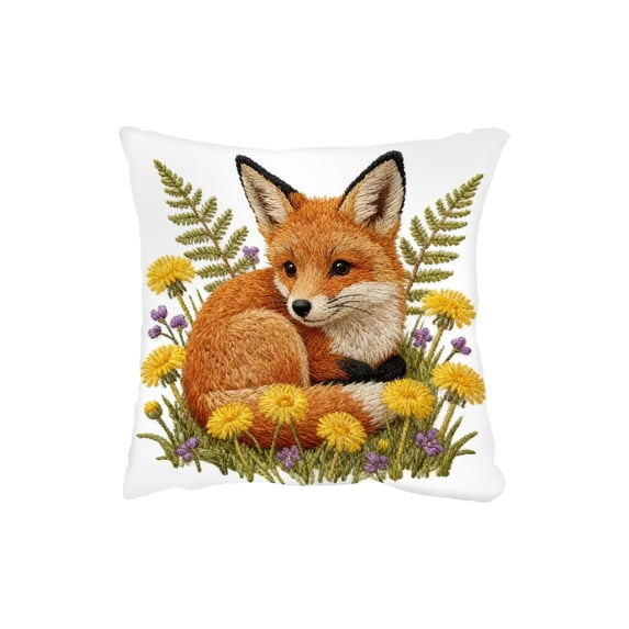 Specollect 3 Pcs Cute Embroidery Decorative Throw Pillow Cover for Sofa Bedroom Living Room Home Decor 45*45cm