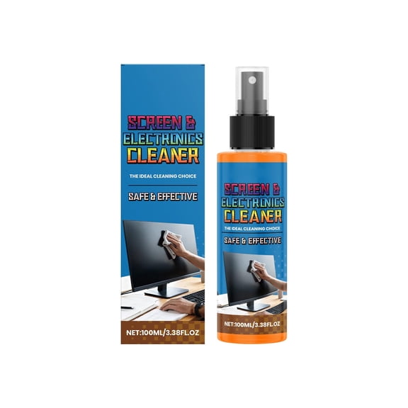 Specollect 3 Pcs Screen Cleaner Spray for Electronics, Streak-Free Formula Removes Fingerprints and Smudges, Safe for Phone Tablet Laptop Computer Monitor TV Glasses 100ml