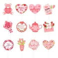 thumbnail image 1 of Specollect 36Pcs Happy Mother's Day Cupcake Toppers Decorations-Mom I Love You Thanks Mom You are the best mom Topper Picks for Mother's Day Theme Mom Birthday Party Cake Mother Day Cake Decoration, 1 of 6