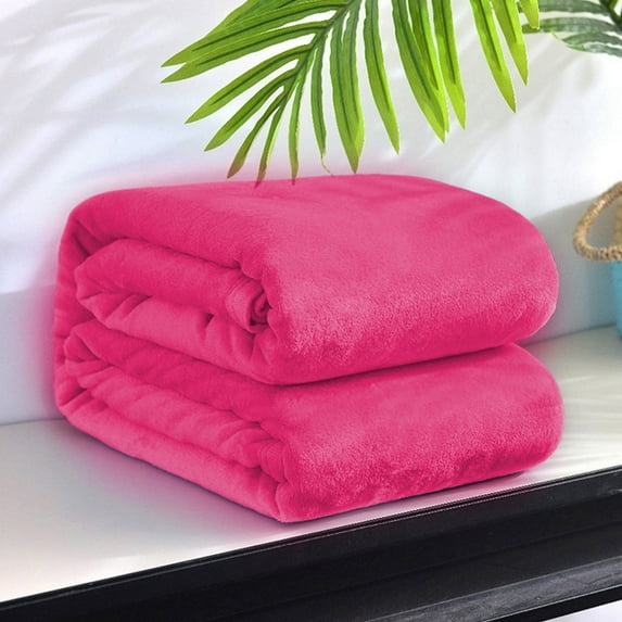 Specollect 3Pcs Solid Color Flannel Fleece Throw Blanket ,Velvet Throw Blanket for Couch Sofa Bed,Super Soft Plush Cozy and Lightweight Warm Bed Blanket for All Season 59.05x39.37 Inches 100*150cm