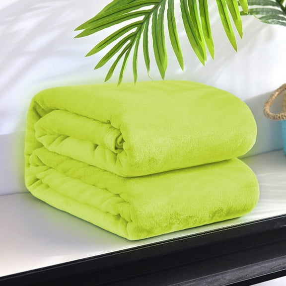 Specollect 3Pcs Solid Color Flannel Fleece Throw Blanket ,Velvet Throw Blanket for Couch Sofa Bed,Super Soft Plush Cozy and Lightweight Warm Bed Blanket for All Season 59.05x39.37 Inches 100*150cm