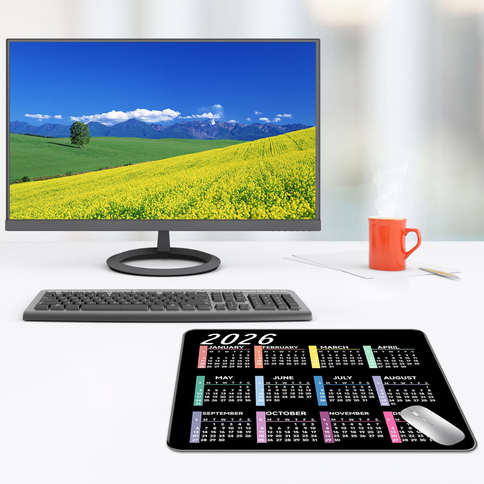 Specollect 4 Pcs 2026 Calendar Mouse Pad Yearly Desk Mat For Office Specollect 4 Pcs 2026 Calendar Mouse Pad Yearly Desk Mat Office Gaming Non Slip Rubber Base Enhanced Precision Large Mousepad Decor Cb0b4bf1 6eb1 43c4 B408 