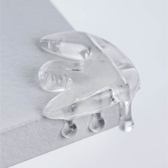 Specollect 4 Pcs Anti-Collision Corner Protectors, Soft Bumper Guards for Tables and Beds, Clear Adhesive Pads, Home Proofing