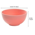 thumbnail image 1 of Specollect 4 Pcs Biodegradable Straw Cereal Bowl, Microwave & Dishwasher Safe, Eco-Friendly Large Soup Pasta Bowl, Unbreakable Stackable for Kitchen Party Travel, 1 of 9