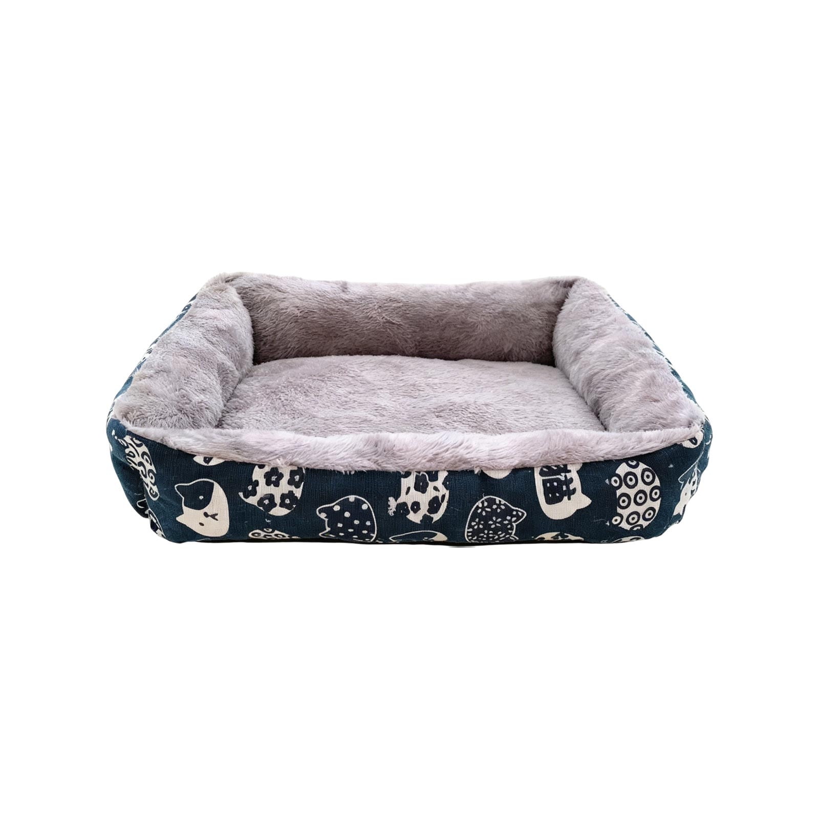 Specollect 4 Pcs Winter-Warm Pet Bed All-Season Dog Cat Bed, Soft Arctic Velvet Plush, Skidproof & Waterproof Base, Cozy Support for Small Large Pets Indoor Use