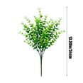 thumbnail image 1 of Specollect 4Pcs Artificial Eucalyptuss Flowers, Fake Outdoor UV Resistant Plants Artificial Springs Flowers Eucalyptus Greenery Shrubs Bridal Wedding Bouquet for Home Garden Party Wedding Decor, 1 of 5