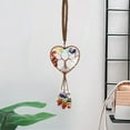 thumbnail image 1 of Specollect 5Pcs Colored Stones Car Rear View Mirror Charm, Handmade Auto Mirror Hanging Accessories, Crystal Tree of Life Car Ornament, Lucky Auto & Indoor Interior Decoration Pendant for Women Men, 1 of 5