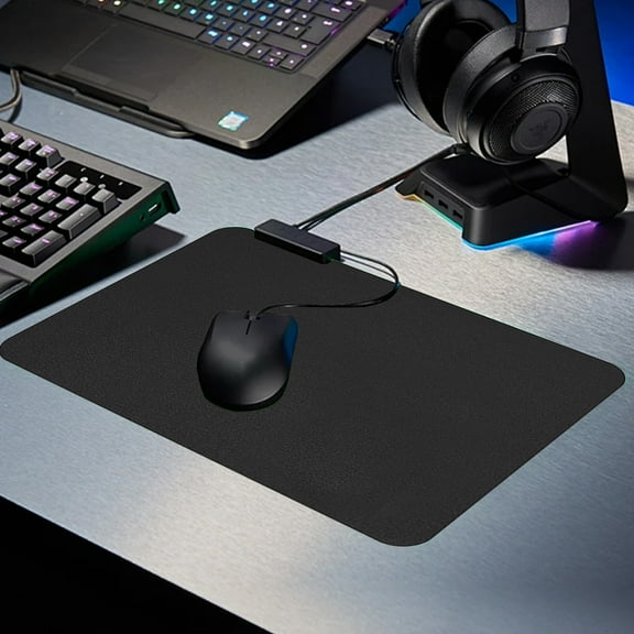 Specollect Actual Leather Rubber Base Leather Mousepad for Laptop Computer PC Personality Desings Gaming Mouse Pad Easy To Clean Glossy Click 21*25CM