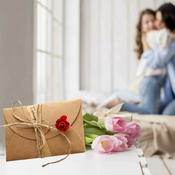 Specollect Blank Cards and Dried Flowers Greeting envelopes, Thank You Notes With Envelopes Set-for Wedding, Mother's Day, Baby Showers, Birthday, Invitation Wish Card