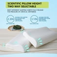 thumbnail image 1 of Specollect Breathable Memory Foam Pillows - Queen Size ,Adjustable Pillows for Bed Side Back Stomach Sleepers,Comfy Cooling for Sleeping with Washable Cover, 1 of 8