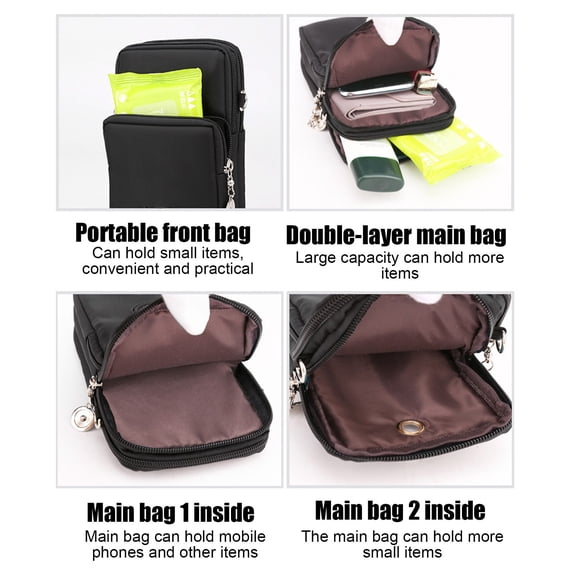 Specollect Clearance 1 Anti Theft Multipurpose Sling Crossbody Backpack Shoulder Bag for Men, Lightweight One Strap Motorcycle Back pack Sling Bag Backpack for Hiking Walking Biking Travel Cycling