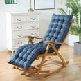 thumbnail image 1 of Specollect Clearance 1 Double Sided Rocking Chair Cushions Straps, Rocking Chair Pads, Soft Thickened Seat Pads Cushion Pillow for Indoor, Office, Home, Rocking Chairs 30x20x15cm, 1 of 7