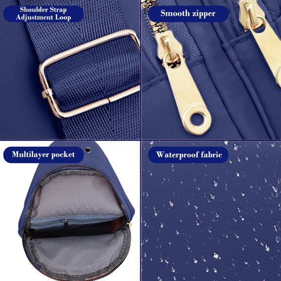 Specollect Clearance 1 Pcs Large Capacity Crossbody Bags for Women Men Trendy Sling Bag Bakpack Casual Chest Bag with Convertible Shoulder Strap Waterproofing