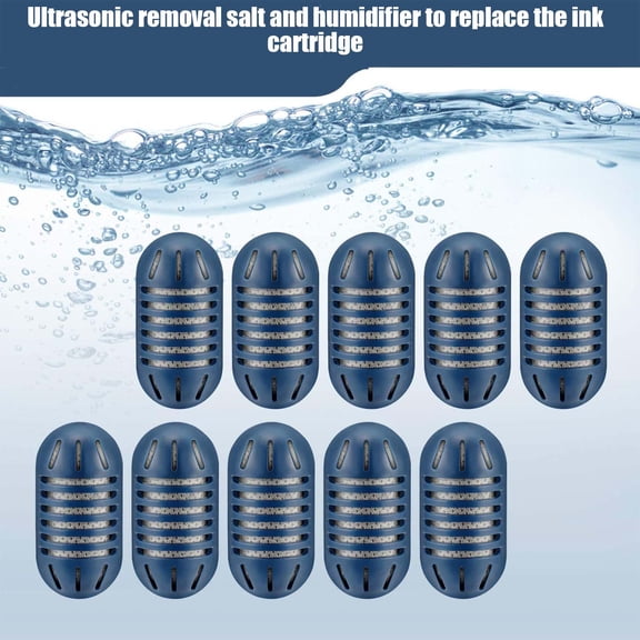 Specollect Clearance 10Pcs Cartridge for Humidifiers Demineralization Cartridges Filter Replacement, Filters Mineral Deposits, Prevents Hard Water Build-Up, Purifies Water