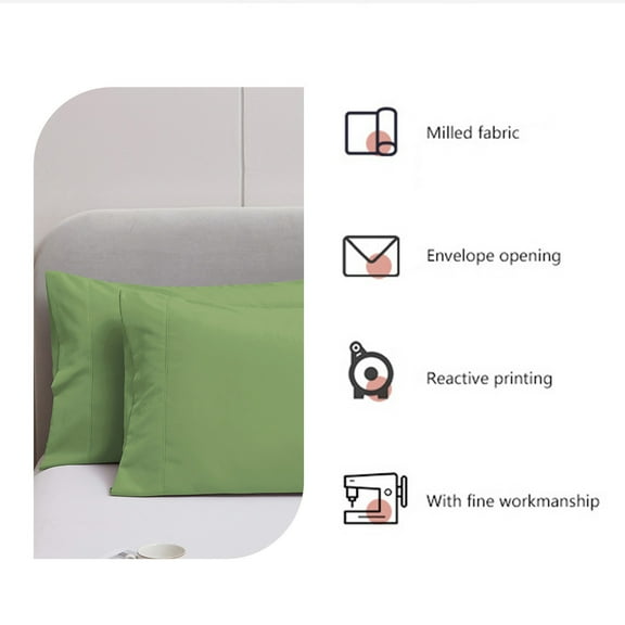 Specollect Clearance 10Pcs Microfiber Bed Pillowcases , Super Soft Bed Pillow Covers Envelope Closure, Wrinkle, Fade and Stain Resistant