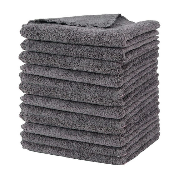 Specollect Clearance 12Pcs Velvet Kitchen Washcloths, Super Absorbent Velvet Dishtowels, Premium Table Cleaning Cloths, Non-Stick Oil Quick Dry Dish Towels, Soft Tea Towels