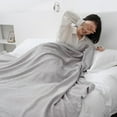 thumbnail image 1 of Specollect Clearance 1Pcs Cooling Blanket for Night Sweats Absorbs Heat to Keep Adults, Children Cool on Warm Nights, Cooling Blankets for Hot Sleepers, Lightweight Sofa Throw Blanket For All-Season, 1 of 7