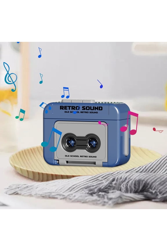 Clearance 1Pcs Creative Mini Tape Recorder Keychain-Retro Cassette Player Portable Keychain Gifts-Ornament for Backpacks,Handbags