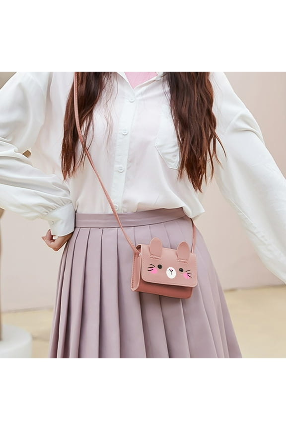 Clearance 1Pcs Crossbody Bag Cute Wallets for Women, Leather RFID Blocking Small Trifold Wallet with ID Window for Girls and Ladies Womens Wallet