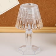 Specollect 1Pcs Crystal Table Lamp Touch Control Crystal Rose Lamp,Rechargeable LED Diamond Table Lamps Light,Acrylic Cordless Table Lamp Small Lamp for Room Bedroom
