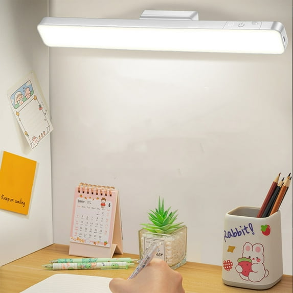 Specollect Clearance 1Pcs Desk Lamp, Reading & Office Lamp, Rechargeable LED Light,3 Colors, Adjustable brightness,LED for Bedroom & Desk with Eye-care