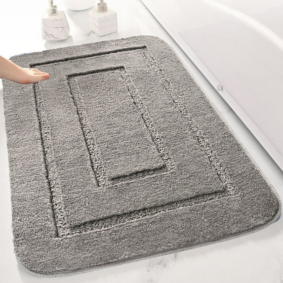 Specollect Clearance 1Pcs Memory Foam Bathroom Rugs, Ultra Soft & Non-Slip Bath Mat, Water Absorbent and Machine Washable Bath Carpet Rug for Shower Bathroom Floor Rugs