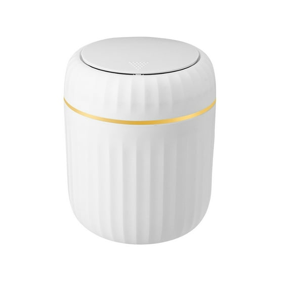 Specollect Clearance 1Pcs Mini Desktop Trash Can, Waste Can with Press Type Lid, Tiny Countertop Garbage Bin for Bathroom Kitchen Office Home Desk Bedroom Vanity Tabletop Coffee Table 13x13x16.5cm