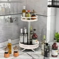 thumbnail image 1 of Specollect Clearance 1Pcs Multifunctional Lazy Susan Organizer,360 Degree Rotating 2 Tier Lazy Susan Turntable Organizer for Cabinet,Spice Rack Organizer for Cabinet,Countertop,Bathroom,Pantry, 1 of 5