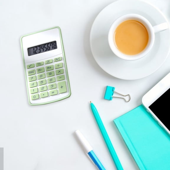 Specollect 1Pcs Portable 8 Digits Desktop Calculator with Sensitive Button, Standard Function for Office, Home, School