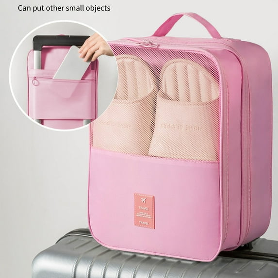 Specollect Clearance 1Pcs Travel Shoe Bag Holds 3 Pair of Shoes, Shoe Storage Pouch for Travel and Daily Use, Travel Suitcase Shoe Organizer, Waterproof Grid Ventilation
